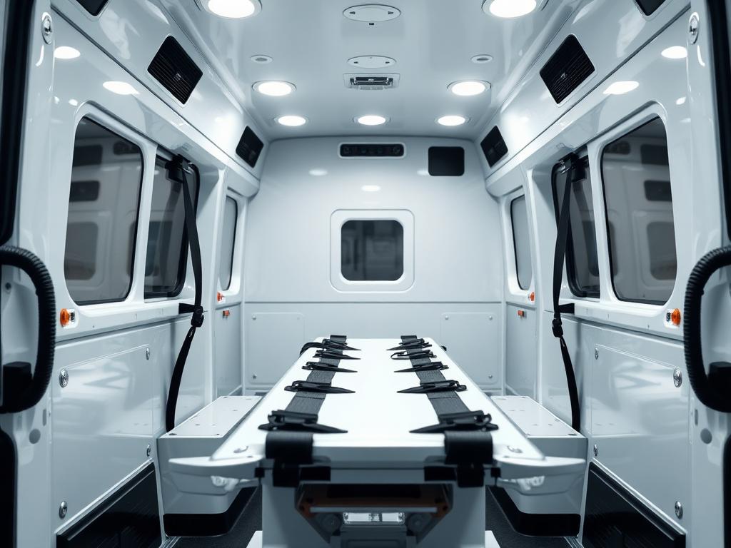 Stretcher Transport Vehicles — CareBridge medical transport vehicle